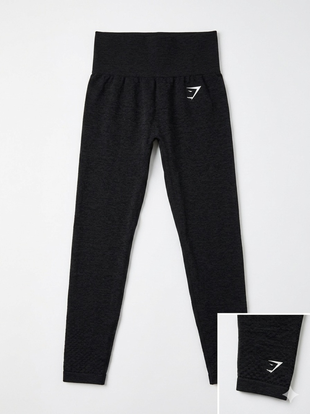 Gymshark Vital Seamless Leggings High Waisted Black Women’s Small Activewear